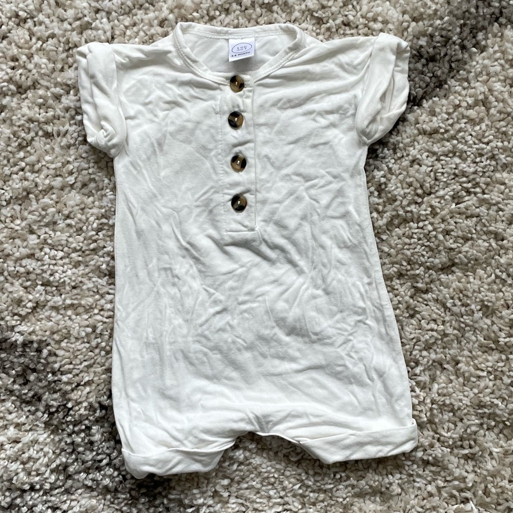 Lou Lou & Company - Finley Romper 3-6m
